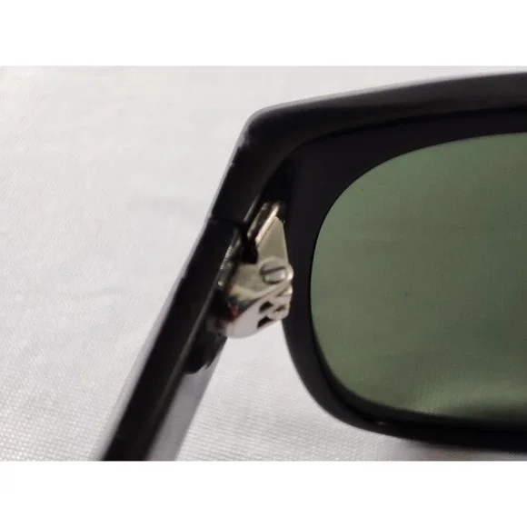 OTIS Elsewhere Sunglasses Black Frames Mineral Glass Lenses Polarized Grey